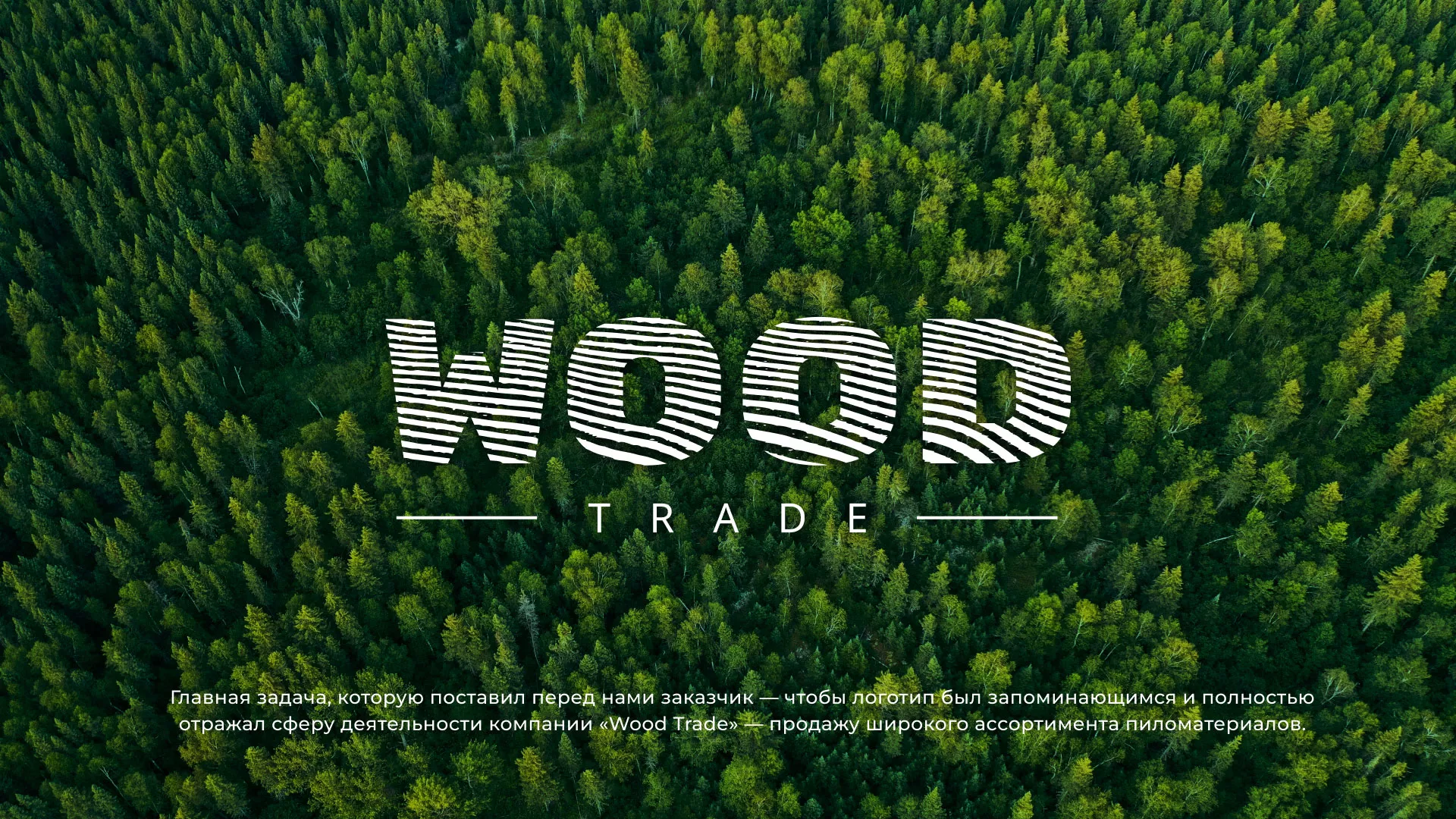 Разработка логотипа для компании «Wood Trade» в Североморске